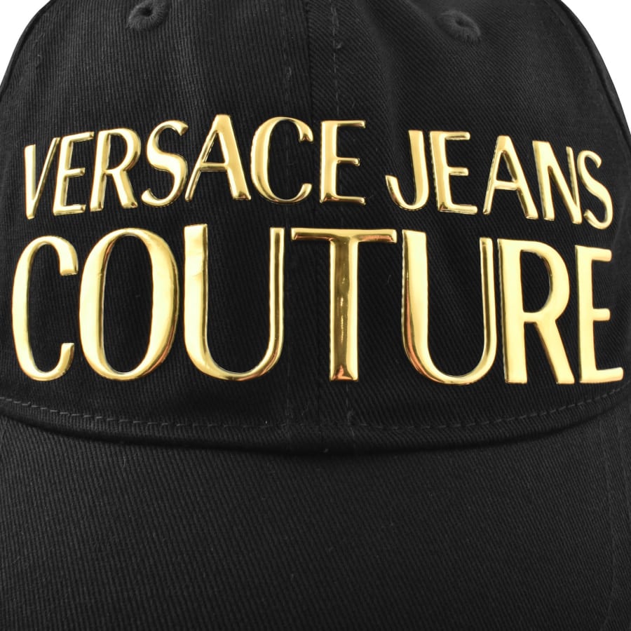 グランドセール Versace Black Cap Baseball Couture Jeans 帽子